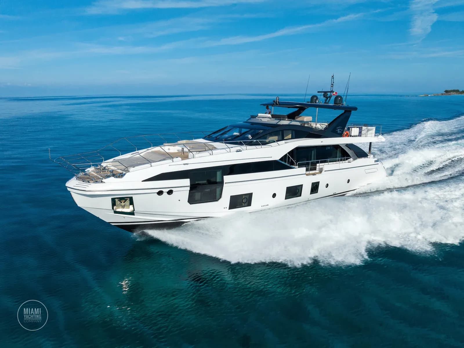 Private yacht charter departing from Miami on Biscayne Bay
