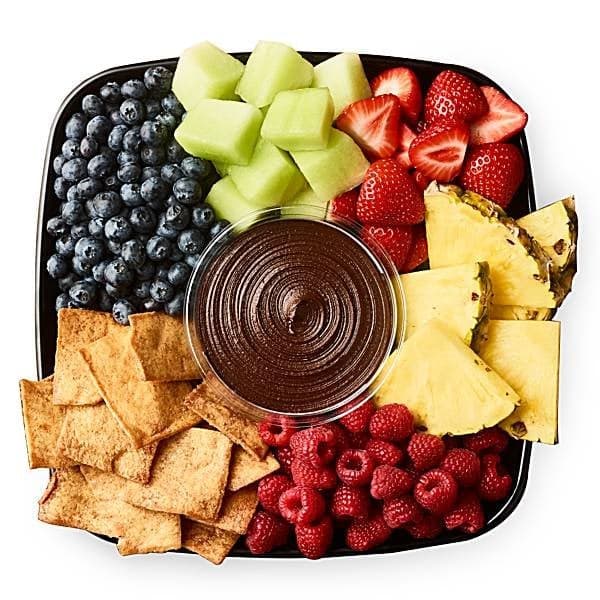 Dark Chocolate Hummus Desert Platter