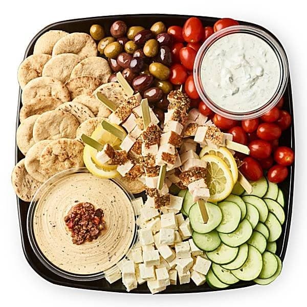 Greek Style Hummus Platter
