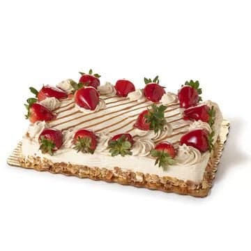 Strawberry Dulce De Leche Cake